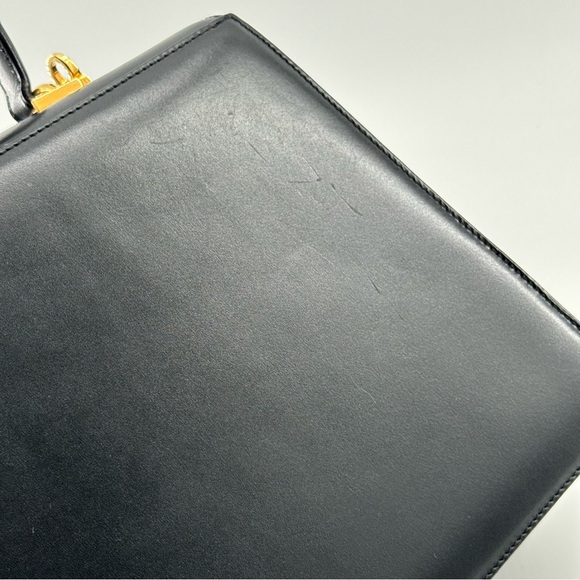 Salvatore Ferragamo Gancini Leather Top Handle Bag - Picture 9 of 17